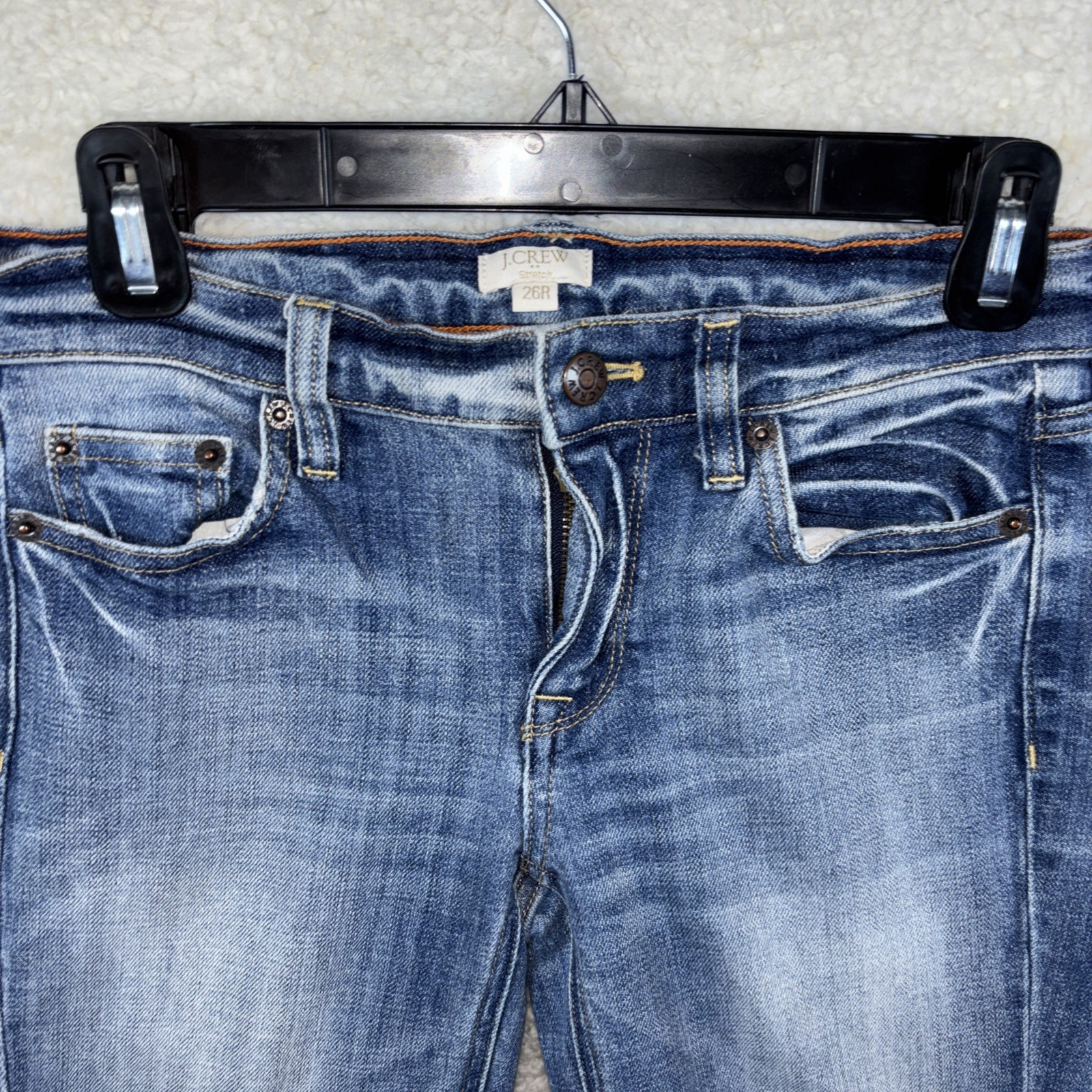 J Crew Bootcut Womens Jeans Size 26R Blue  Cotton Casual image 3