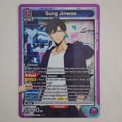 Union Arena Solo Leveling Sung Jinwoo UE17BT/SLG-1-022 SR 2026 NM