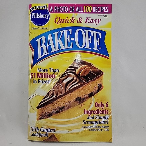 1998 March, Pillsbury Classic Cookbooks #205 "Quick & Easy BAKE-OFF" Contest #38 - Picture 1 of 4
