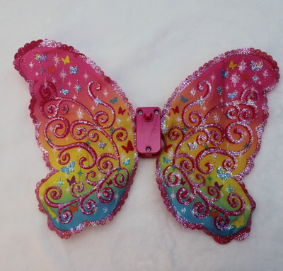 Barbie A Fairy Secret Doll Replacement WIngs 2010 Part Piece Glitter
