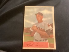 1954 Bowman Bob Lemon #196 HOF - Near Mint - Great Corners - No Creases - Well C
