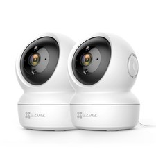 EZVIZ Caméra Surveillance WiFi Intérieure Pan Tilt 360° Babyphone Moniteur Bébé