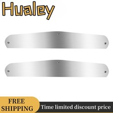 Pair Mud Flap Weight 24 X 4 Chromed 3 Stud For Semi Truck 24 Universal Silver