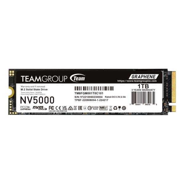 TM8FGM001T0C101 Team Group NV5000 1 TB, Disco a stato solido