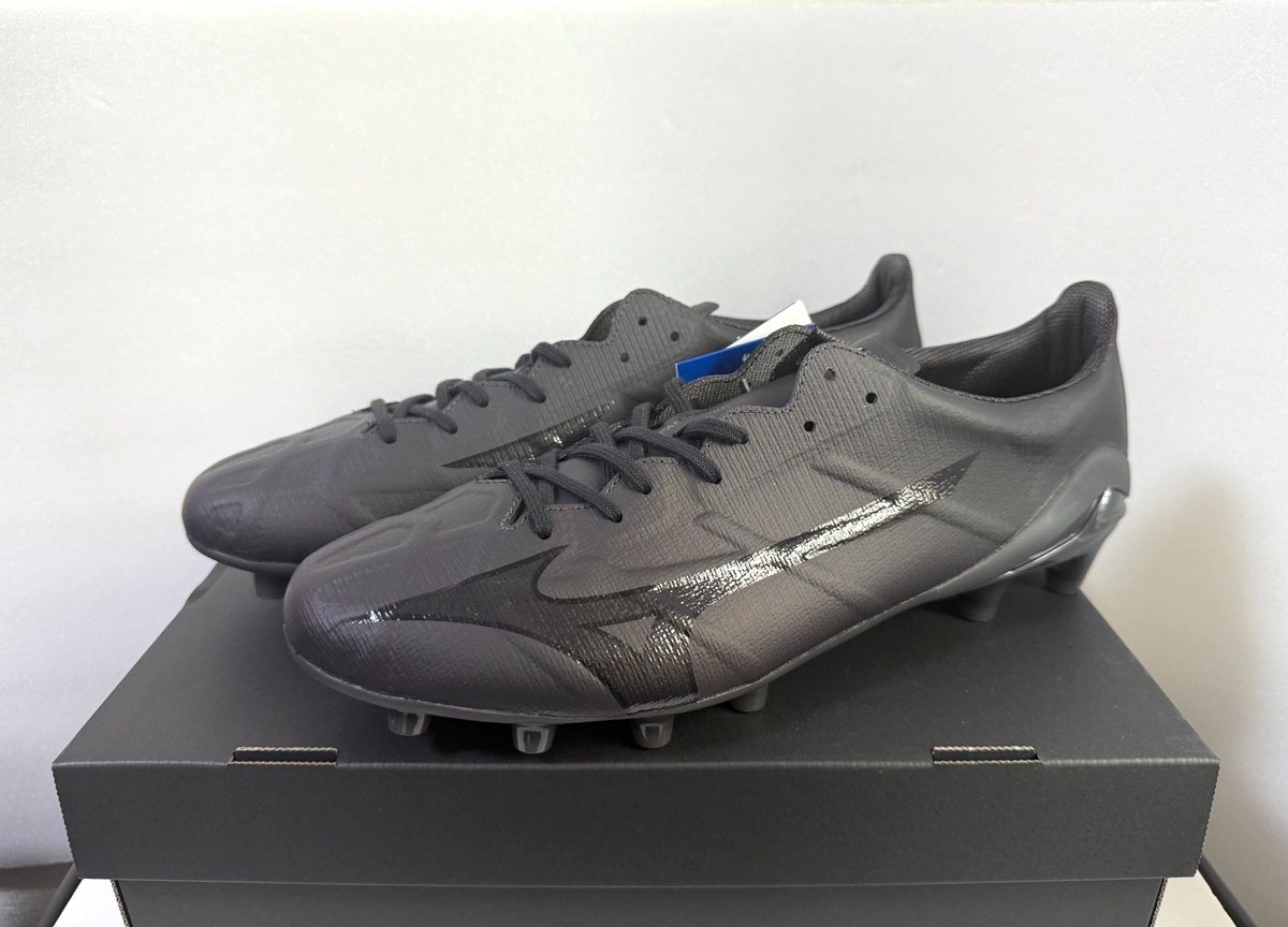 Mizuno Alpha II JAPAN Ltd P1GA255600 DNA Black Soccer Size US9 Box