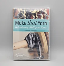 Make That Yarn DVD Patsy Zawistoski Handspinning Guide Analyze & Reproduce Yarn
