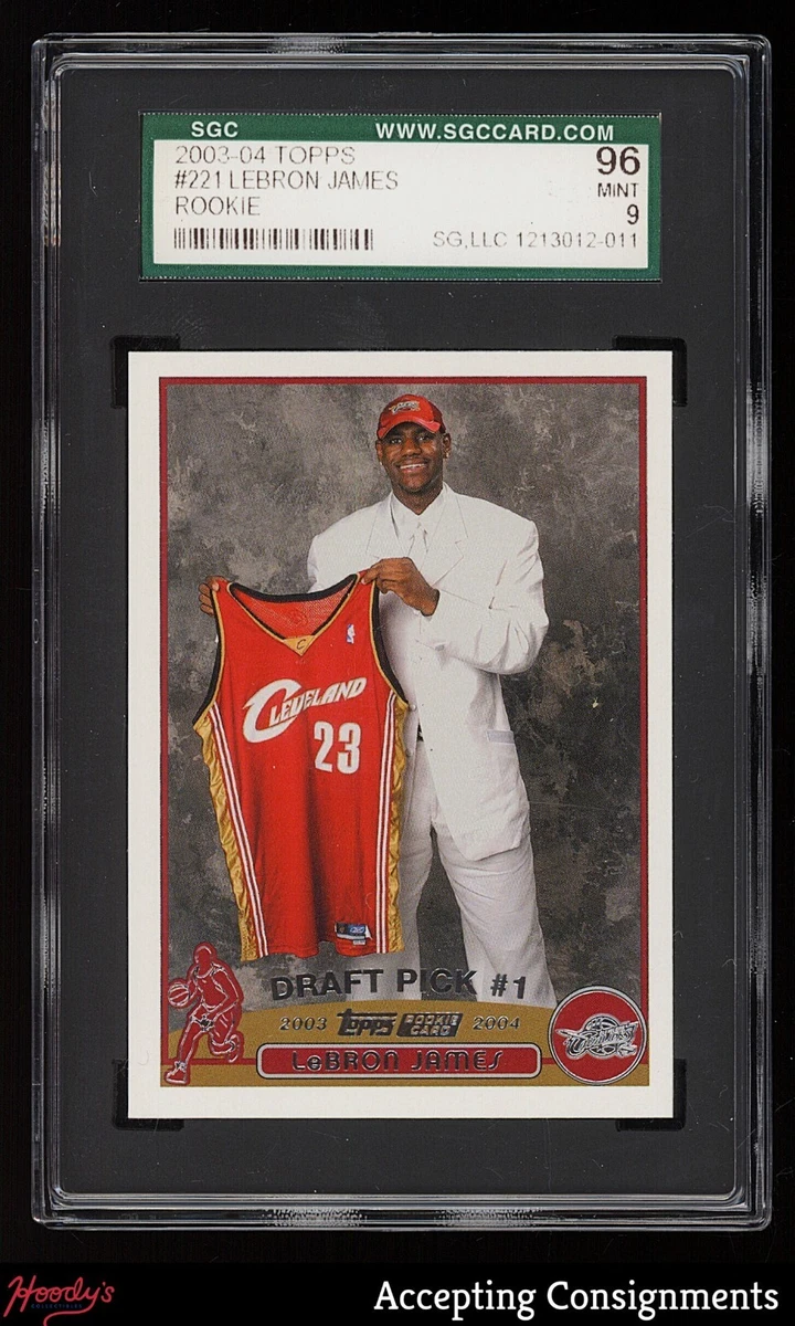 Topps LeBron James 9 Graded Basketball Sports Trading Cards