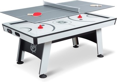 80 Inch Air Hockey Table White LED Scoring Stadium Sound EastPoint Home
