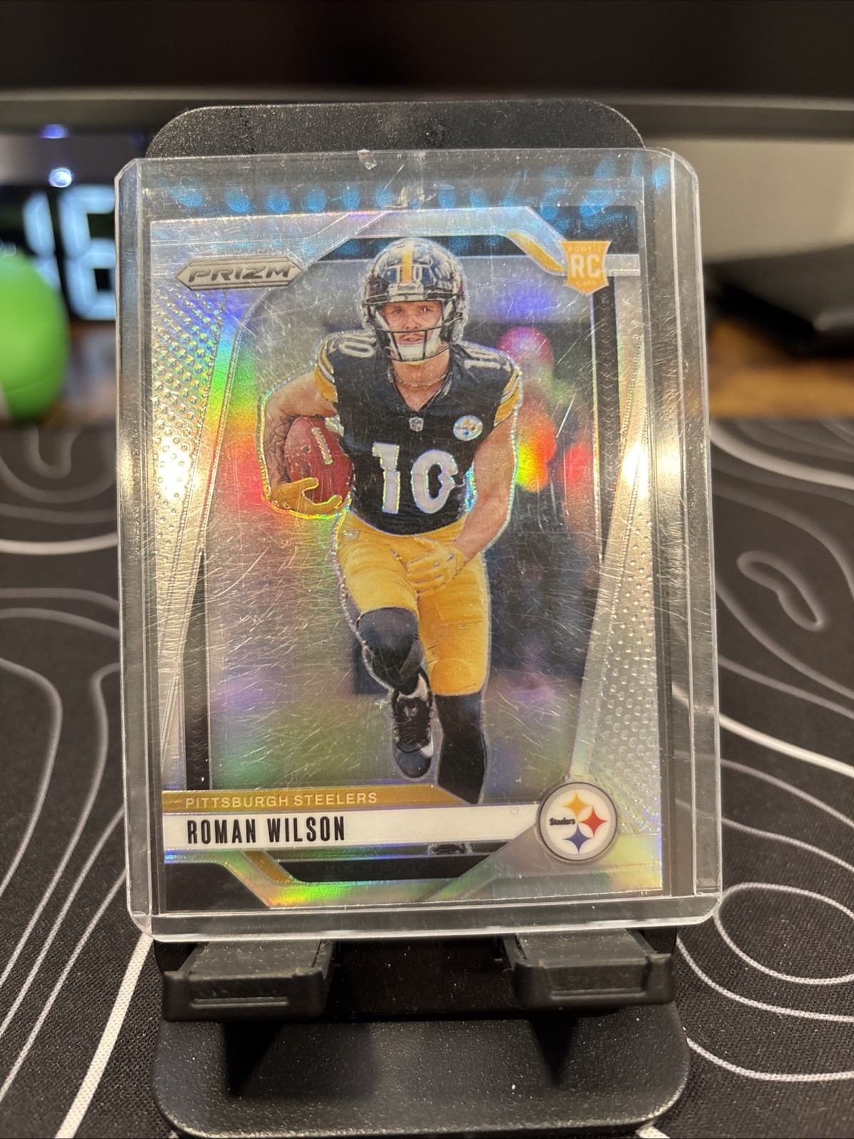 2024 Panini Prizm - Rookies Roman Wilson #384 Silver Prizm (RC)