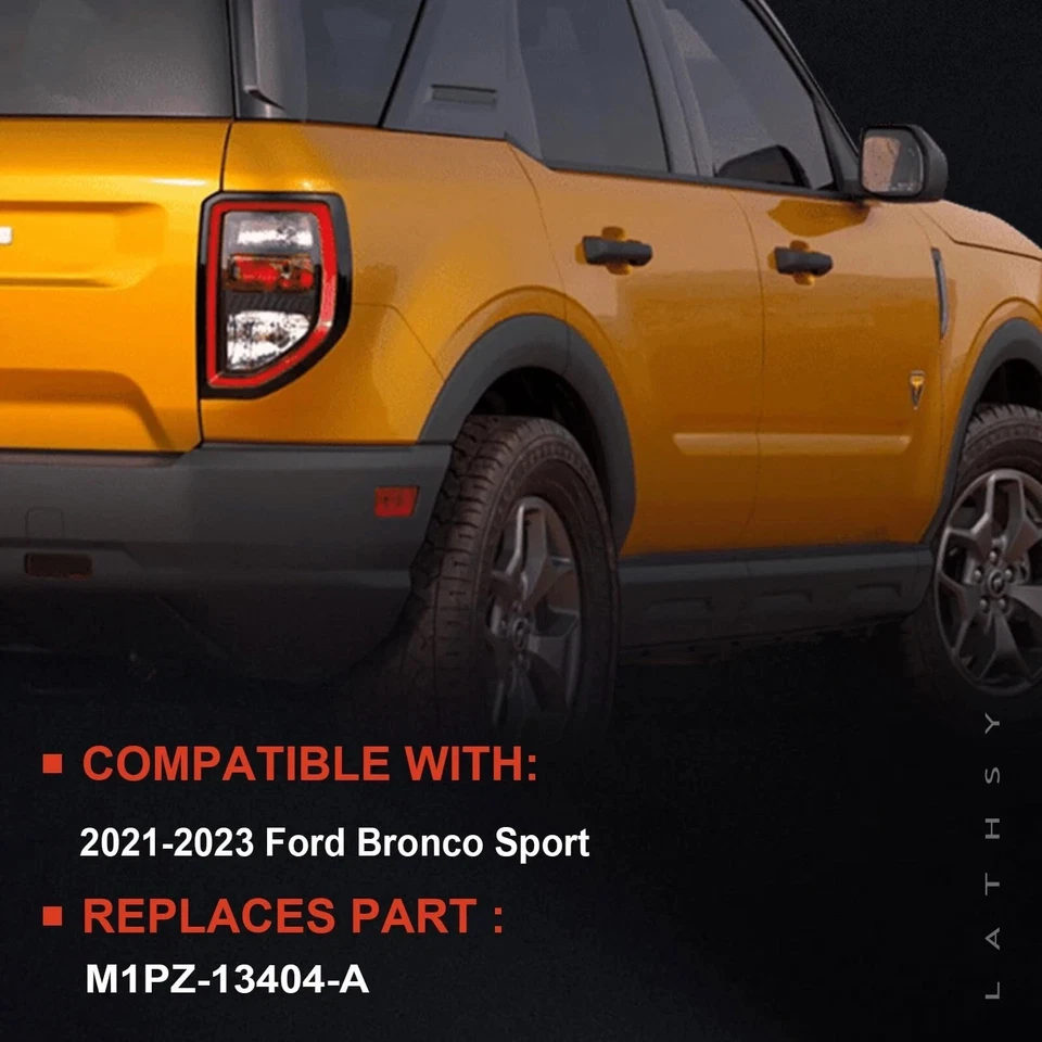 Conjunto de luz trasera LED compatible con Ford Bronco Sport 2021-2023 paso derecho... Foto 2 de 4