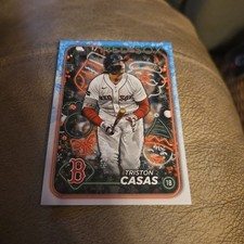 JOHN'S DEALS - US - 2024 TRISTON CASAS RED SOX TOPPS HOLIDAY H18 BASEBALL