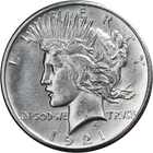 1921 Peace Dollar Nice BU Great Eye Appeal Nice Strike