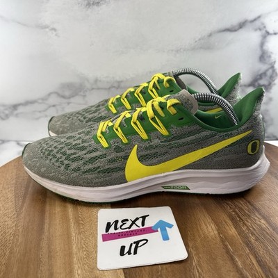 Mens 8.5-Nike Zoom Pegasus 36  Oregon Ducks  PE Running Shoes Sneaker CI2076-001