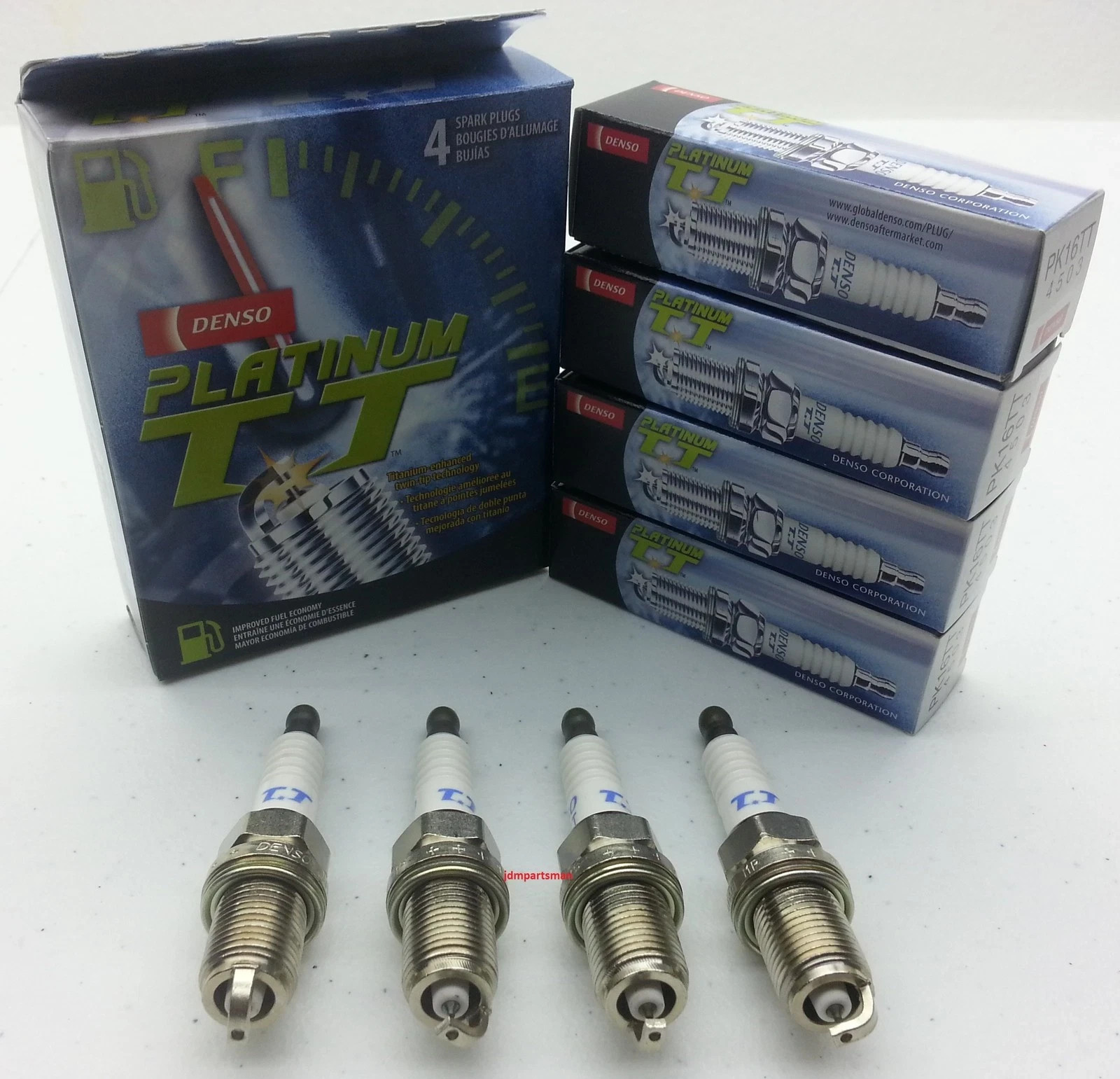 Set of 6 DENSO PK16TT Platinum Titanium TT Spark Plug