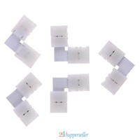 10pcs Led Strip Connector 2pin 8mm L Shape With Solder Free Connector on sale 10pcs Led Strip Connector 2pin 8mm L Shape With Solder Free Connector on sale
