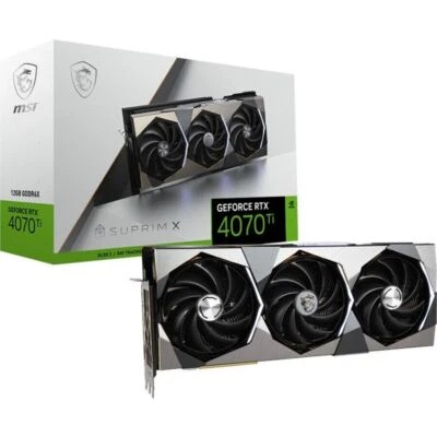 MSI GeForce RTX 4070 Ti SUPRIM X 12GB GDDR6X Graphics Card MSI GeForce RTX 4070 Ti SUPRIM X 12GB GDDR6X Graphics Card
