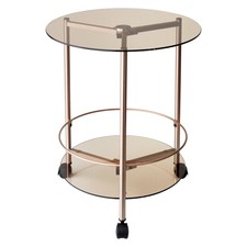 Adesso Wk2006 Contour Rolling Coffee Table Natural 12 Ebay Adesso Gibson Rolling End Table Brown