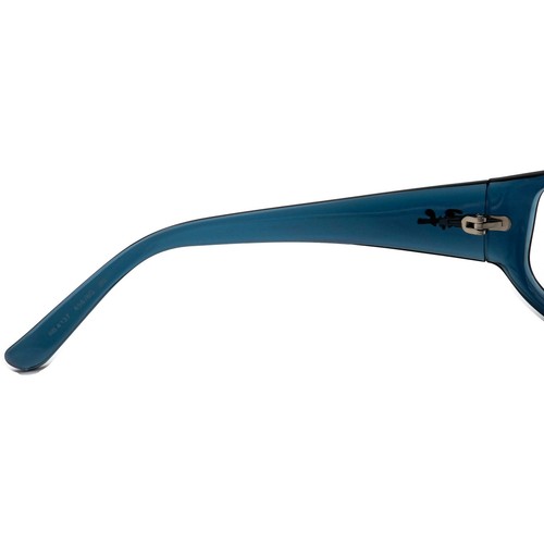 Ray-Ban Sunglasses Frame Only RB 4137 656/8G Transparent Blue Wrap Italy 59 mm - Picture 7 of 9