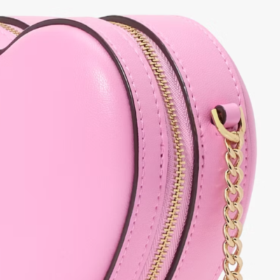 Kate Spade Love Shack 3D Heart Pink Crossbody Bag KK209