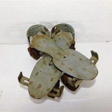 7/957 Antique Roller Skates 8 1/2 x 4