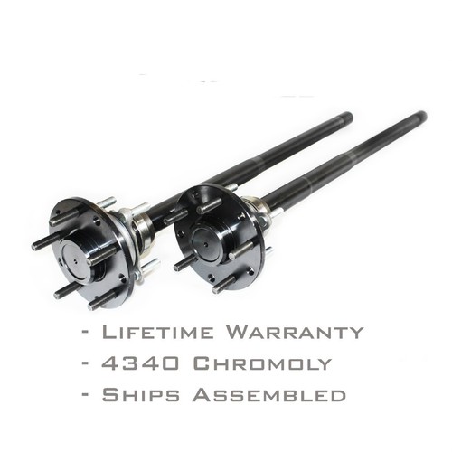 Infinity Series Chromoly Rear Axle Shaft Pair for Jeep YJ TJ XJ ZJ