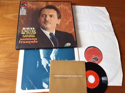 RAVEL / SAMSON François piano 4 LP + 1 EP Box EMI 2C0165-52281-4 STEREO EX/EX+