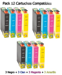 12x tinta cartuchos Non Oem Epson Stylus sx420w sx425w sx435w sx440w bx305f  fw | eBay