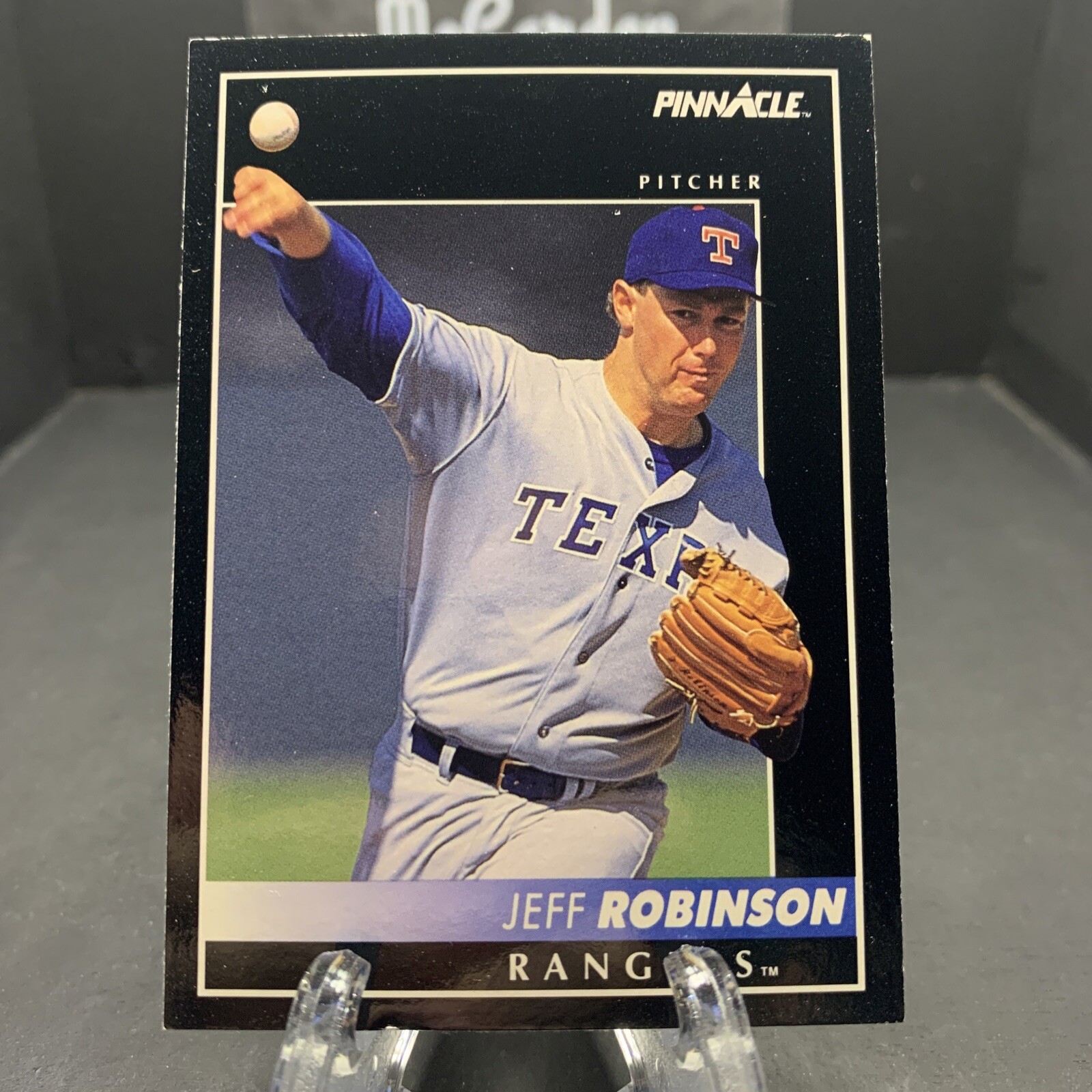 1992 Pinnacle Jeff Robinson #516 Texas Rangers