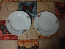 2 lot 6.5 small plates Fukagawa Arita Vintage Japan pinecones fruit snack retro