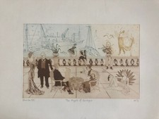 CHRIS ORR RA b1943 large Artist Proof ETCHING