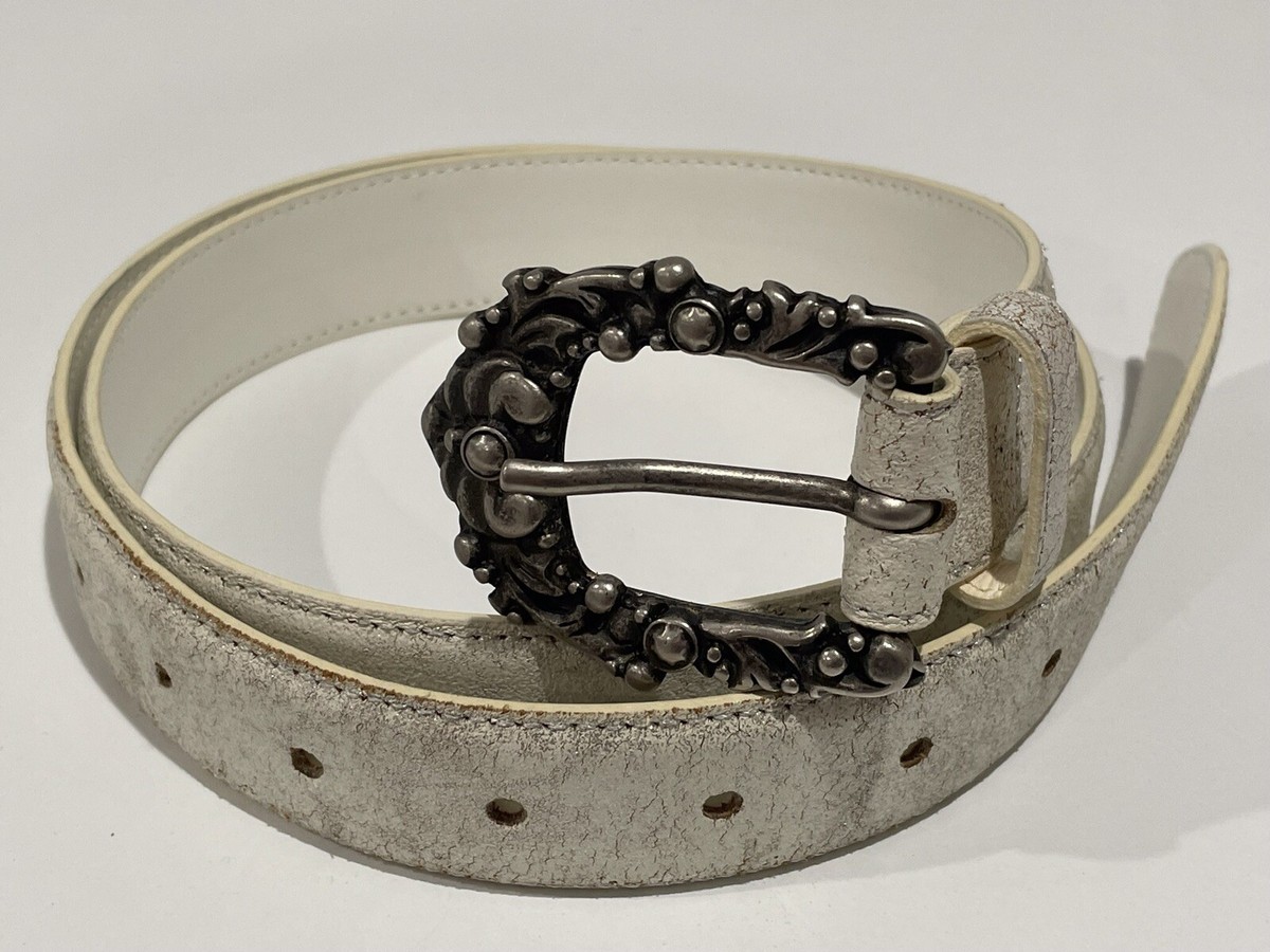Fabio Corti Perforated Leather Belt Vintage Fabio Corti Italian Belt - Fabio Corti Brown Belt  main image 2