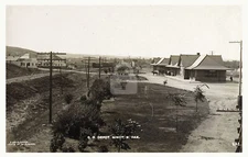 G.N. Depot, Minot, ND North Dakota (2) 1909 RPPC Photo Postcard COPY