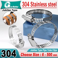 Hose Clamp Worm Drive Jubilee Clips Stainless Stees Mild Steel Marine Grade Clip