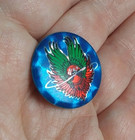 VINTAGE 80s IN THE BEGINNING Album Art Pop Rock JOURNEY Band Hologram Button Pin — photo 4