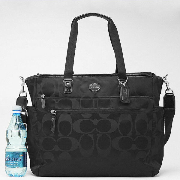 coach black tote bag