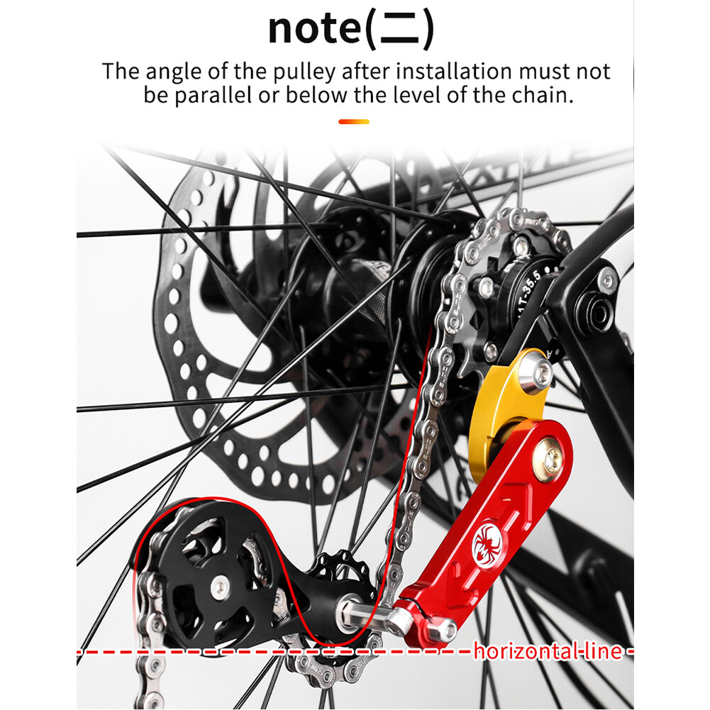 Single Speed Chain Tensioner Lightweight Bicycle Accessories (C) eBay