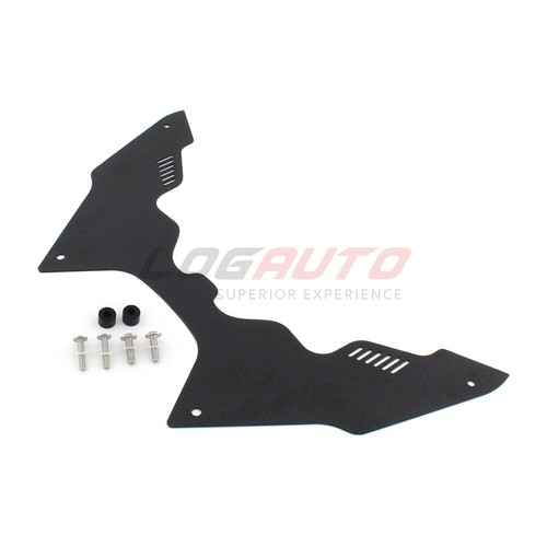 For Honda CRF1100L Africa Twin 2020-2023 Forkshield Updraft Wind Deflector Black - Picture 7 of 10