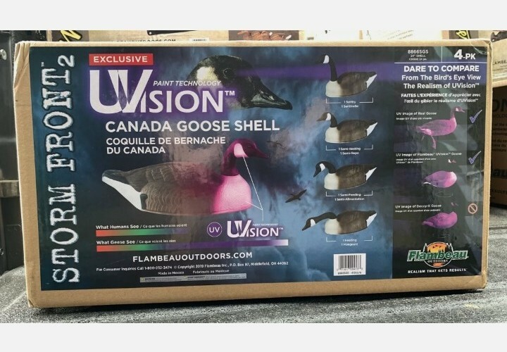 Flambeau Storm Front2 Canada Goose Shell Decoys- pack