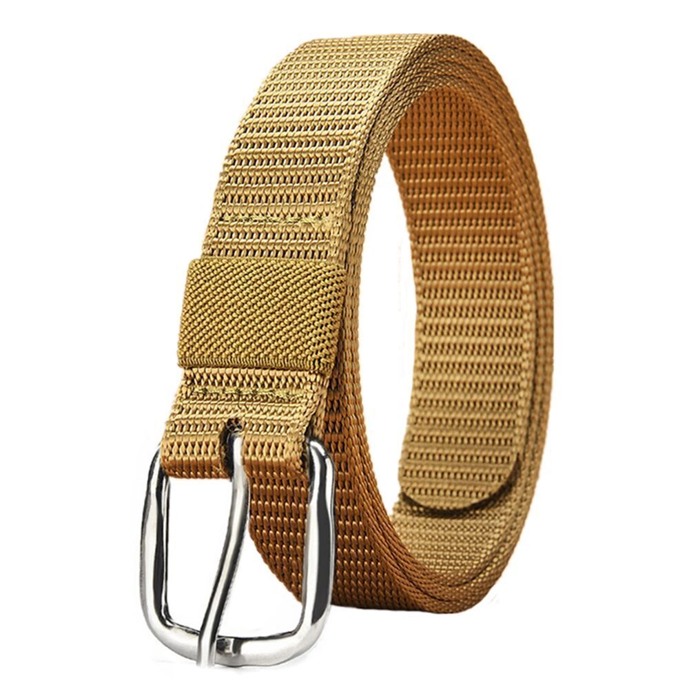 Buckles Outdoor Sports Classic Braided Belt Fabric Waistband Canvas ...