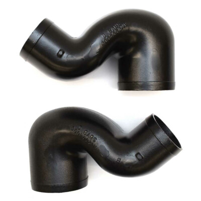 Mercury Boat Exhaust Elbows 879288A34 | STD MCM 4 Inch Black (Pair)