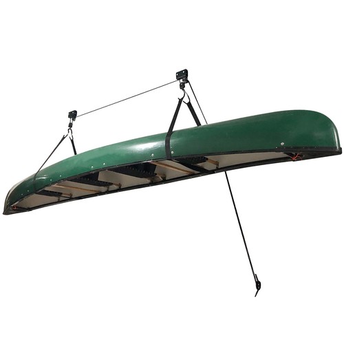 Kayak Hoist Garage Ceiling Storage Ladder Overhead Pulley System 125 lbs - Picture 4 of 23