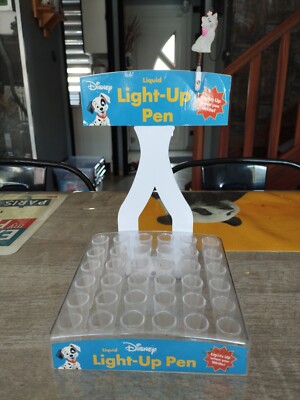 Seltene PLV Werbung Disney Vintage für Bleistift Light UP Pen Liquid Vintage