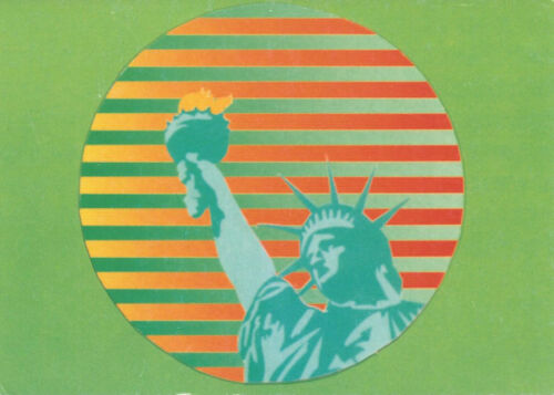 Postkarte: Ian Pyper, Designer - Postkarte aus New York #2: Freiheit (Bumerang) - Bild 1 von 1