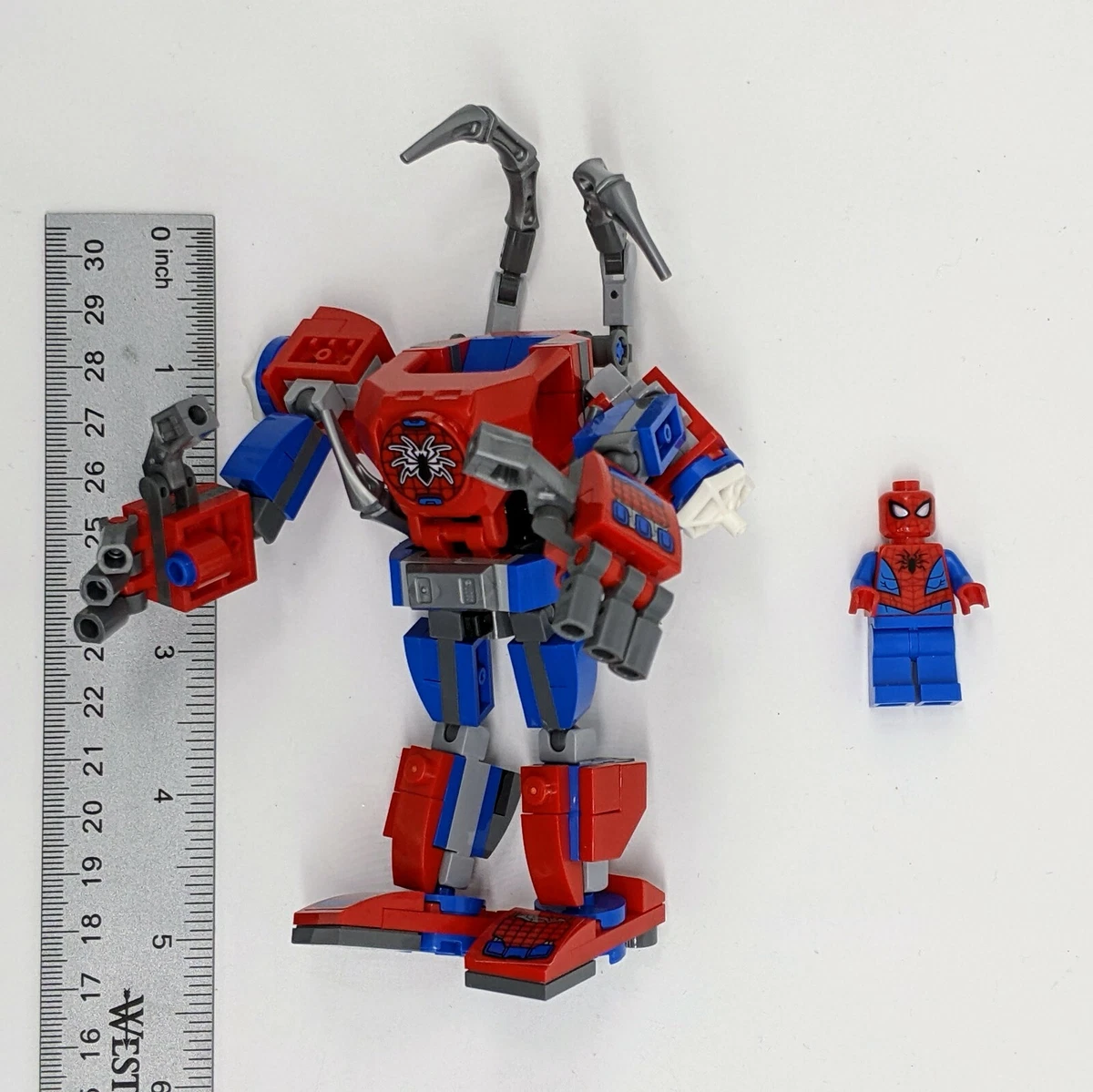 LEGO 76146 MARVEL SPIDER MAN MECH BUILDING SET MISSING PARTS SEE PHOTOS