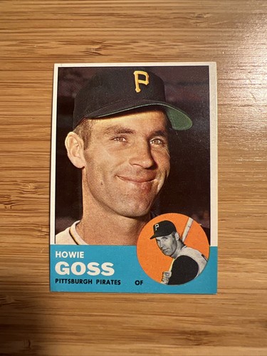 1963 Topps Baseball hochwertiges Set Break Tough High Series #364 Howie Goss