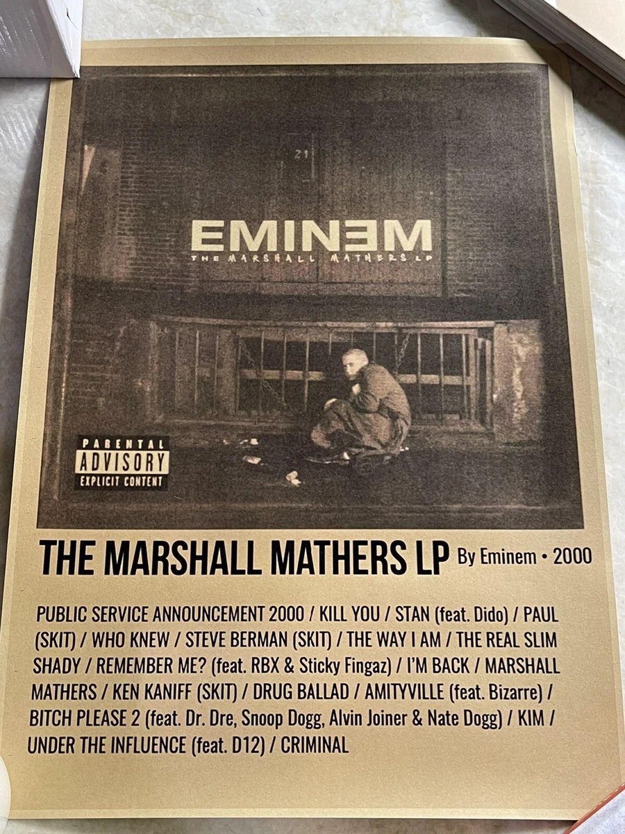 The Marshall Mathers Album Cover