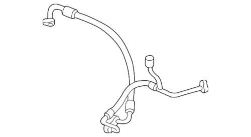 Manguera de línea de refrigerante de CA genuina Ford 1999-2003 F-350 Super Duty F81Z-19D850-CB Foto 3 de 4