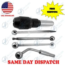 Set 5 Piece Wiggler & Center finder Edge Centre Finding Work Milling Drill