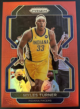 2021-22 Panini Prizm Prizms Red #175 Myles Turner