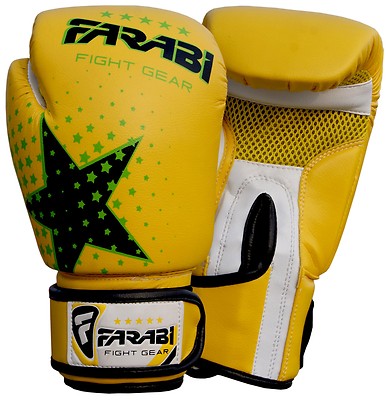 Guanti Da Boxe Farabi Starlux Per Bambini - 6 Once, Per Allenamento MMA